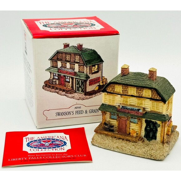 Liberty Falls Other - Liberty Falls Americana Collection Swanson's Feed & Grain AH41 Vintage 1994